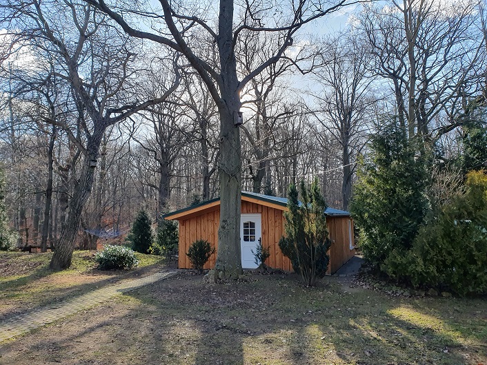 Retreatort im Wald